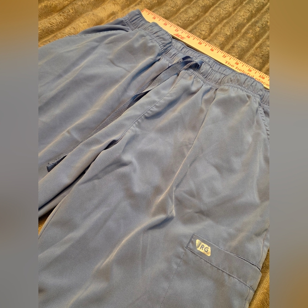 Elevate IRG: Women's full elastic Scrubs Pant...CIEL BLUE ...Size M - Picture 7 of 9